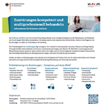 Flyer: Essstörungen kompetent und multiprofessionell behandeln Flyer Essstörungen kompetent und multiprofessionell behandeln