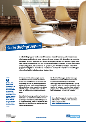 Themenblatt Selbsthilfe Vorschau Themenblatt Selbsthilfe Vorschau