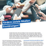 Themenblatt Fördern soziale Medien Essstörungen? Themenblatt Fördern soziale Medien Essstörungen?