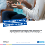 Themenblatt: Essstörungen - welche Therapieformen gibt es? Themenblatt Essstörungen – welche Therapieformen gibt es?